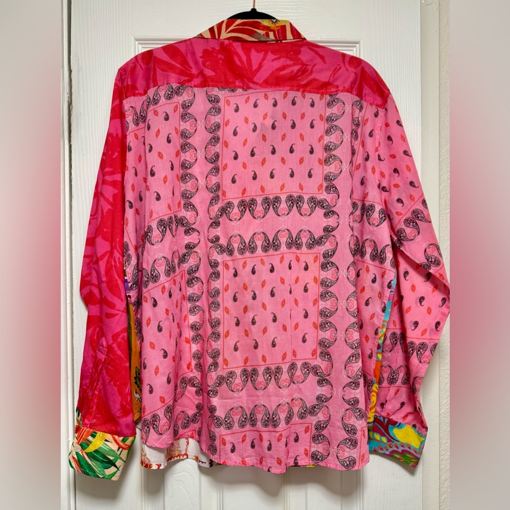 Sigrid Olsen Multicolor Button Down Shirt - Picture 9 of 11